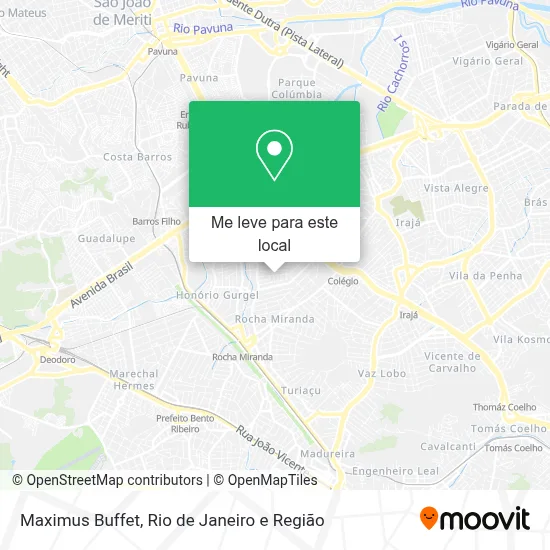 Maximus Buffet mapa