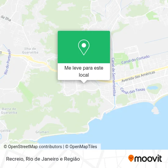 Recreio mapa