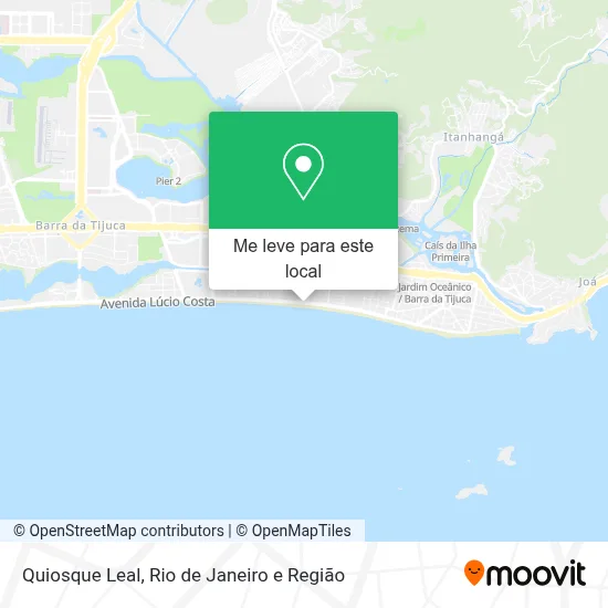 Quiosque Leal mapa