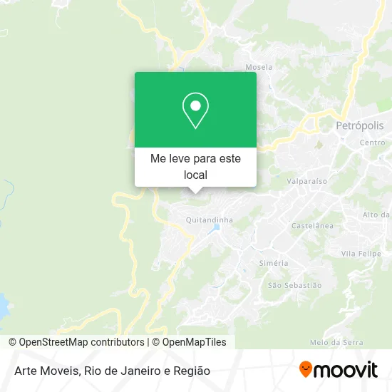Arte Moveis mapa