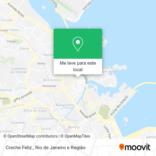 Creche Feliz. mapa