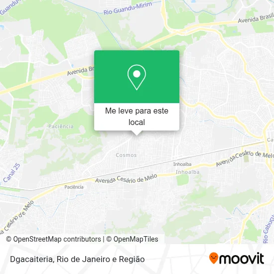 Dgacaiteria mapa