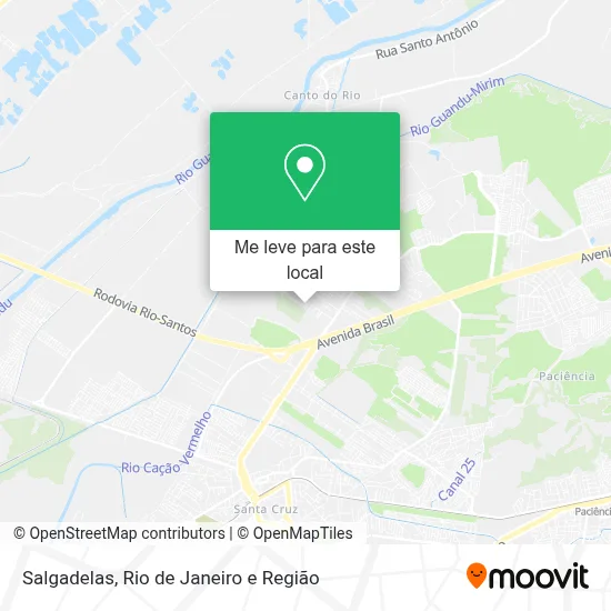 Salgadelas mapa