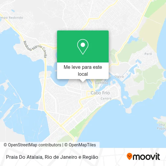 Praia Do Atalaia mapa