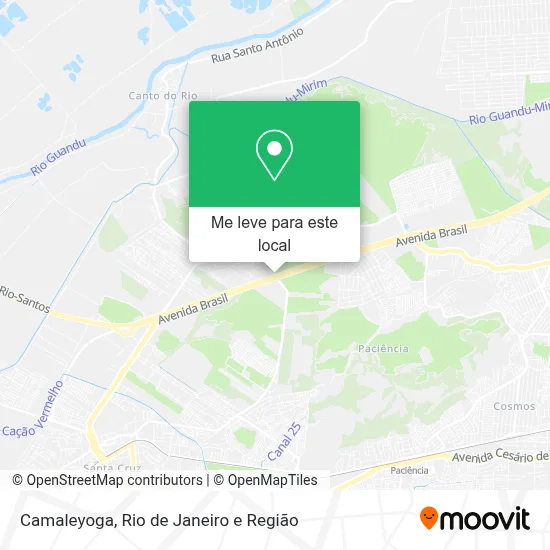 Camaleyoga mapa