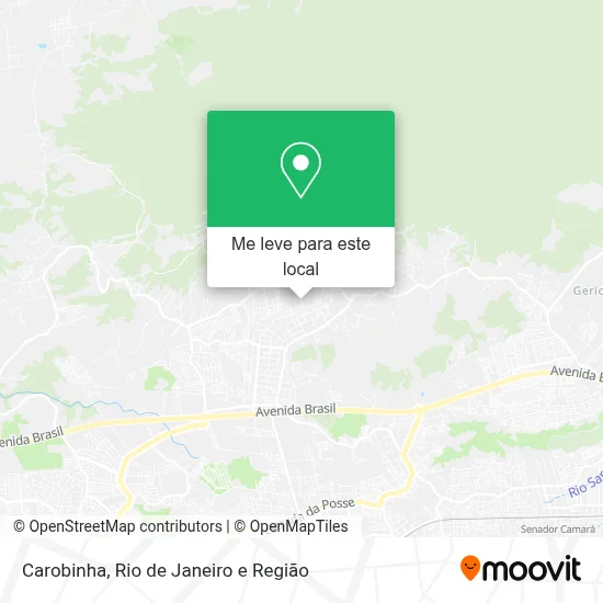 Carobinha mapa