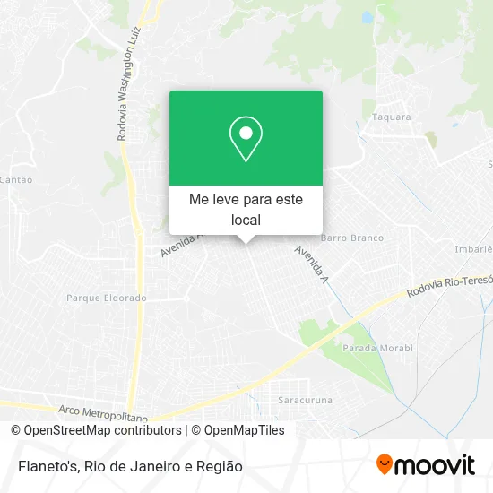 Flaneto's mapa