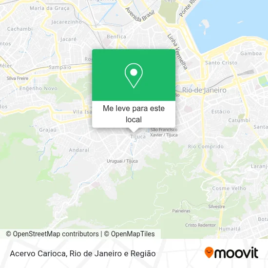 Acervo Carioca mapa