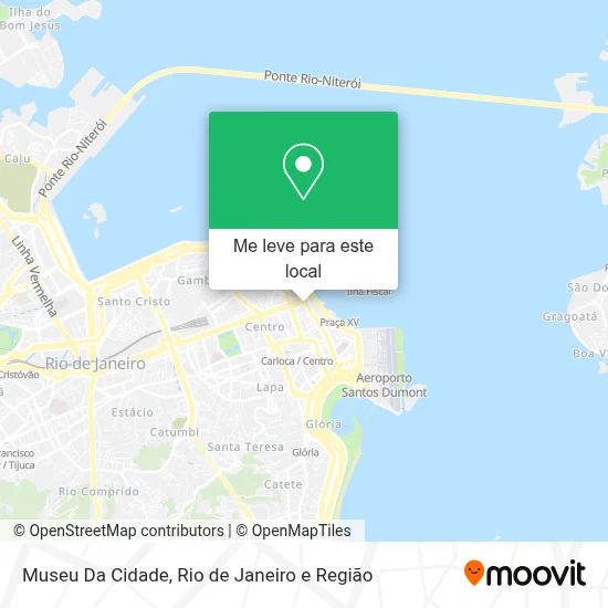 Museu Da Cidade mapa