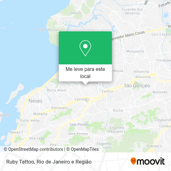 Ruby Tattoo mapa