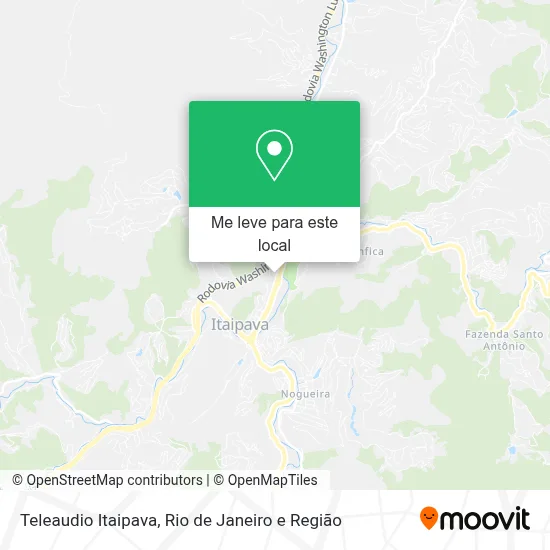 Teleaudio Itaipava mapa