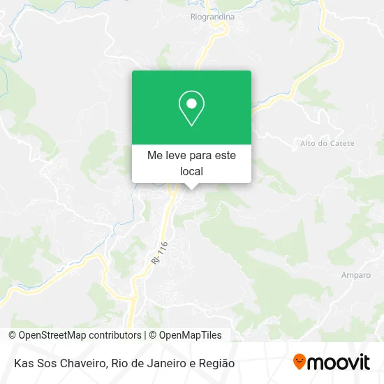 Kas Sos Chaveiro mapa