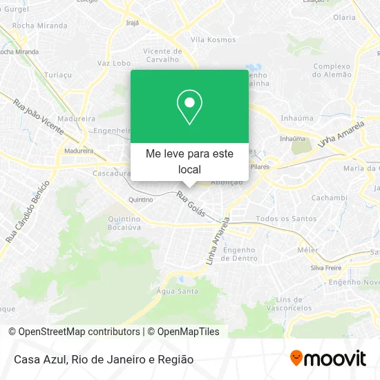 Casa Azul mapa