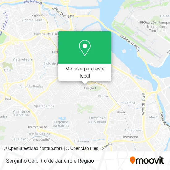 Serginho Cell mapa