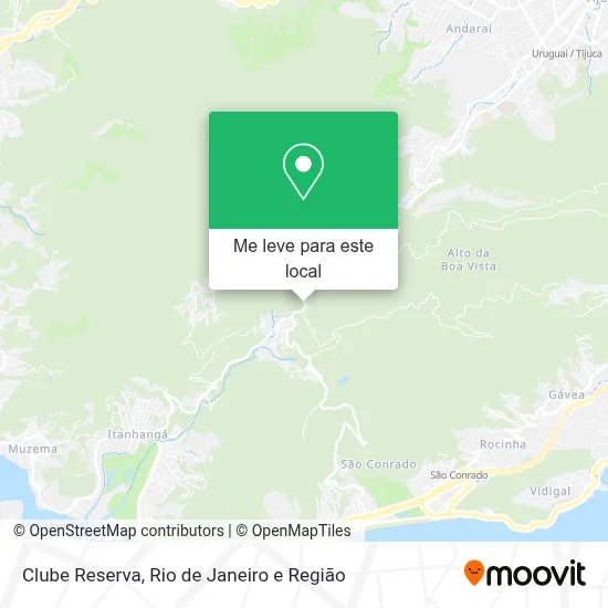 Clube Reserva mapa