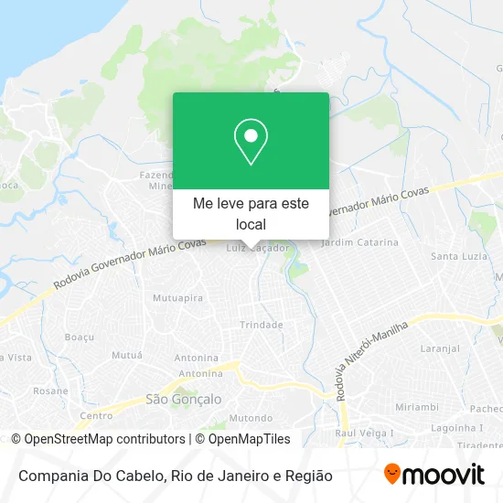 Compania Do Cabelo mapa