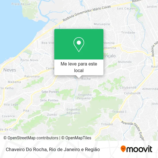 Chaveiro Do Rocha mapa