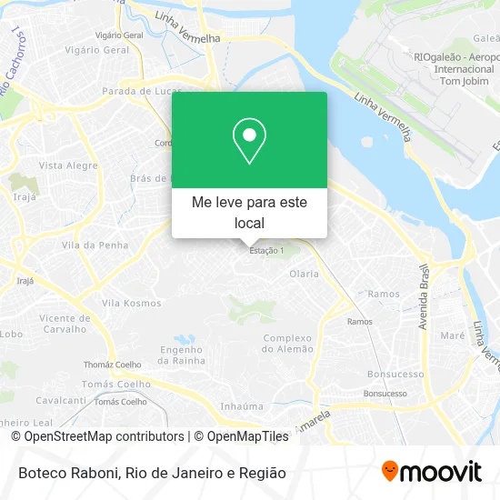 Boteco Raboni mapa