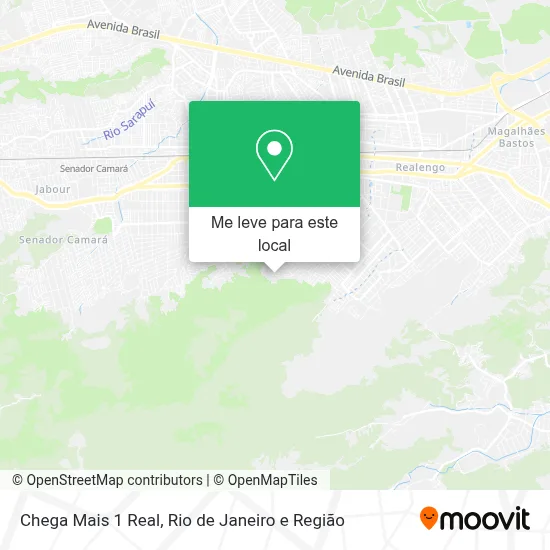 Chega Mais 1 Real mapa
