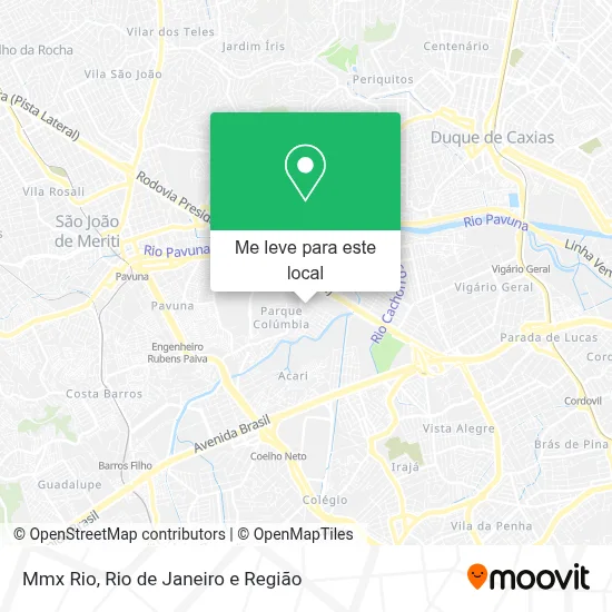 Mmx Rio mapa