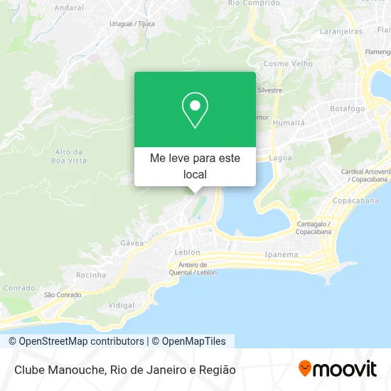 Clube Manouche mapa