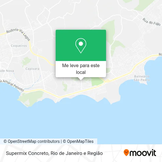 Supermix Concreto mapa