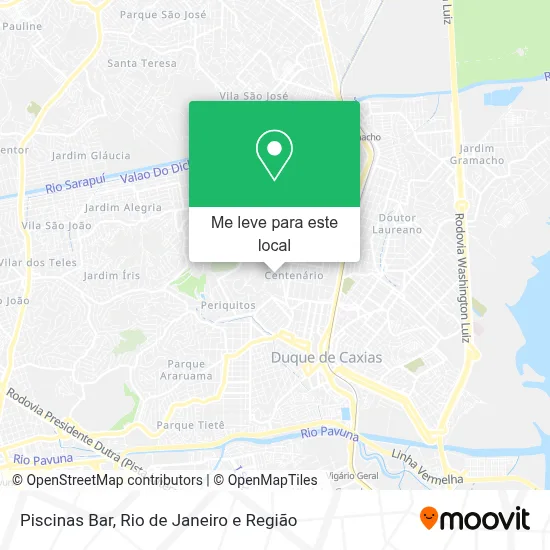 Piscinas Bar mapa