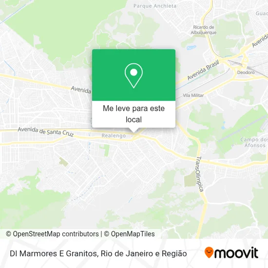 Dl Marmores E Granitos mapa