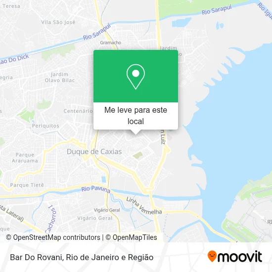 Bar Do Rovani mapa