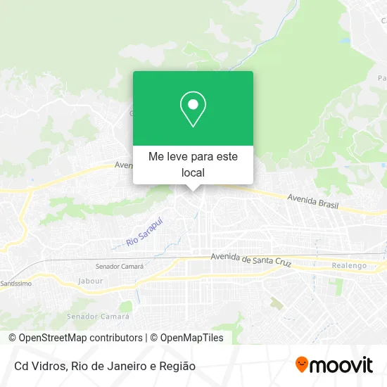 Cd Vidros mapa
