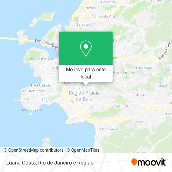 Luana Costa mapa