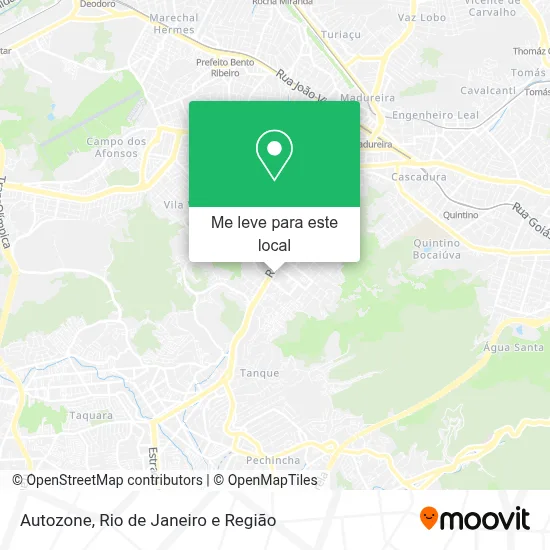 Autozone mapa