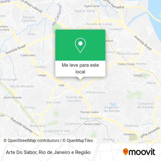 Arte Do Sabor mapa