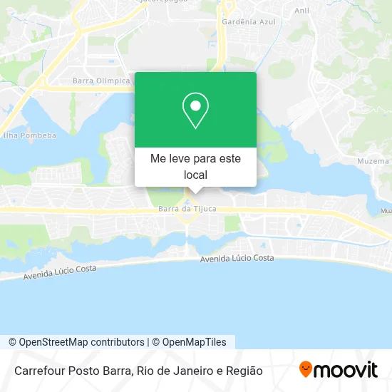 Carrefour Posto Barra mapa