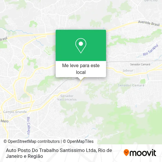 Auto Posto Do Trabalho Santissimo Ltda mapa