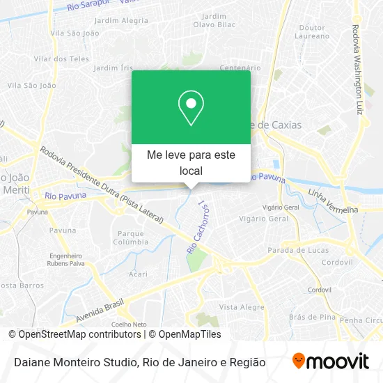 Daiane Monteiro Studio mapa