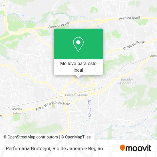 Perfumaria Brotoejol mapa