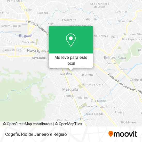 Cogefe mapa