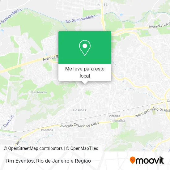 Rm Eventos mapa