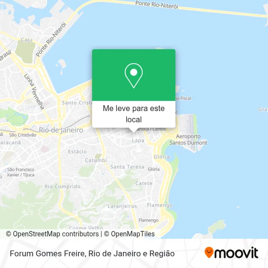 Forum Gomes Freire mapa