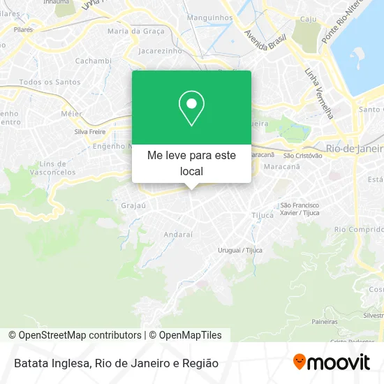 Batata Inglesa mapa