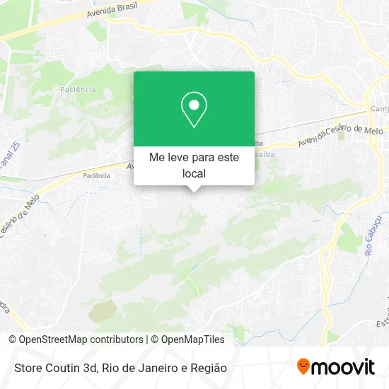 Store Coutin 3d mapa