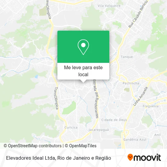 Elevadores Ideal Ltda mapa