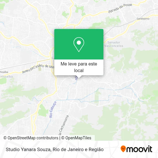 Studio Yanara Souza mapa