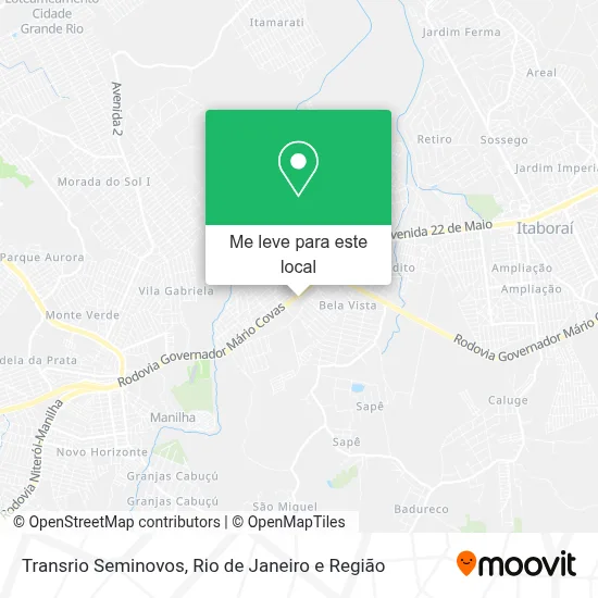 Transrio Seminovos mapa