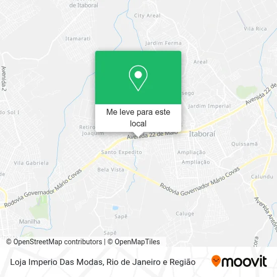 Loja Imperio Das Modas mapa