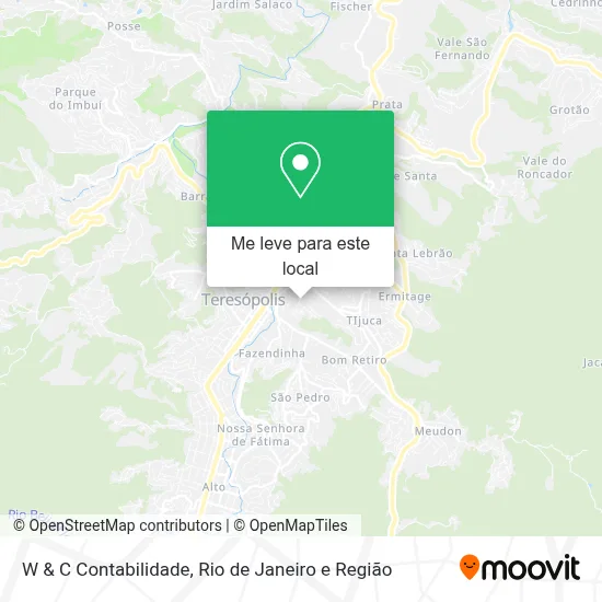 W & C Contabilidade mapa