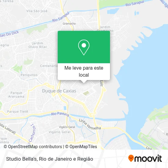 Studio Bella's mapa