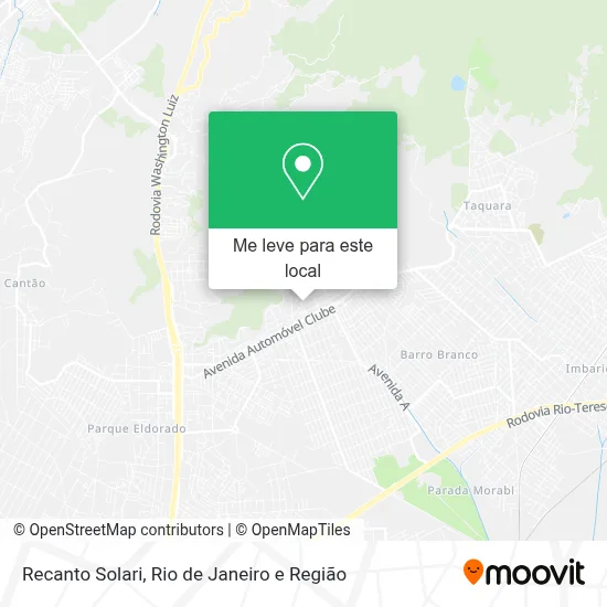 Recanto Solari mapa