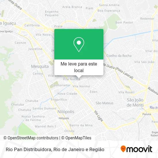 Rio Pan Distribuidora mapa